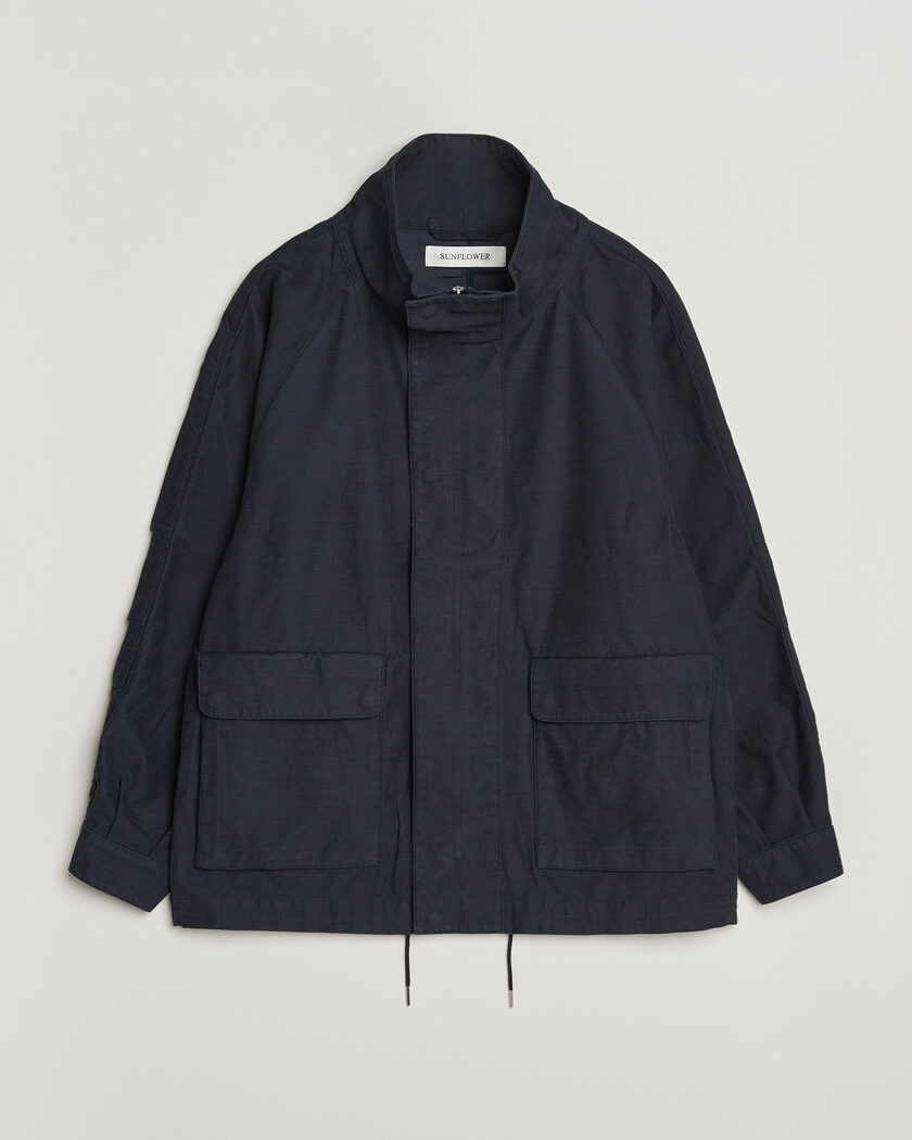 Sunflower Field Jacket Navy – Blue