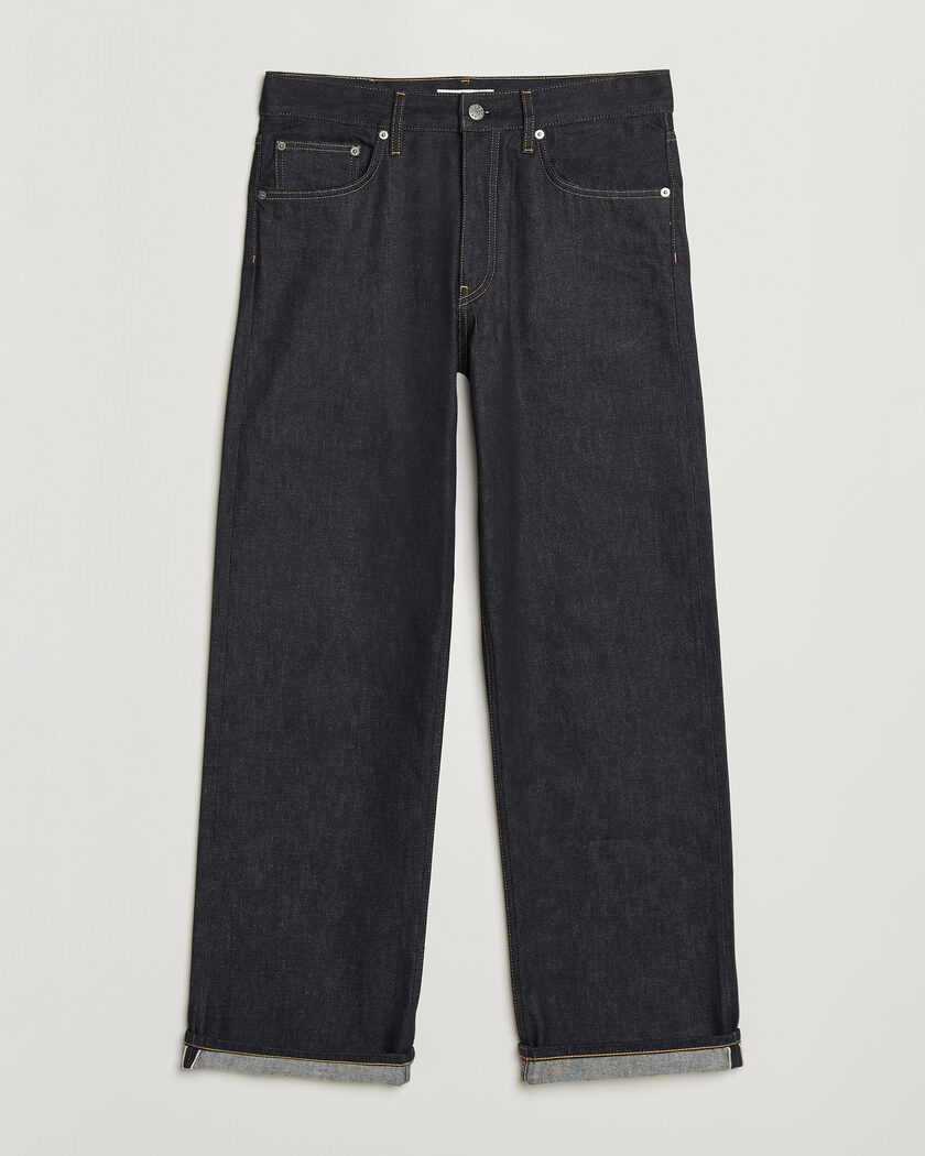 Sunflower Loose Selvedge Jeans Raw Indigo – Blue