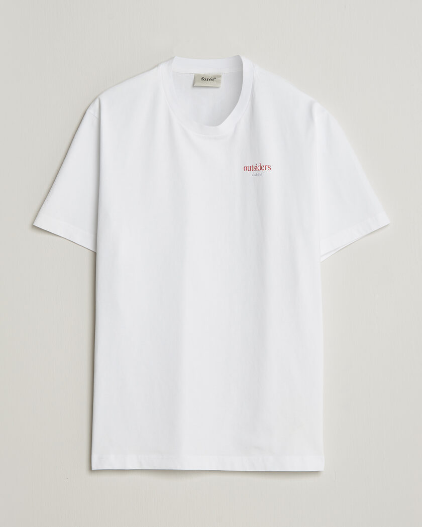 Forét To Do Back Print T-Shirt White – White