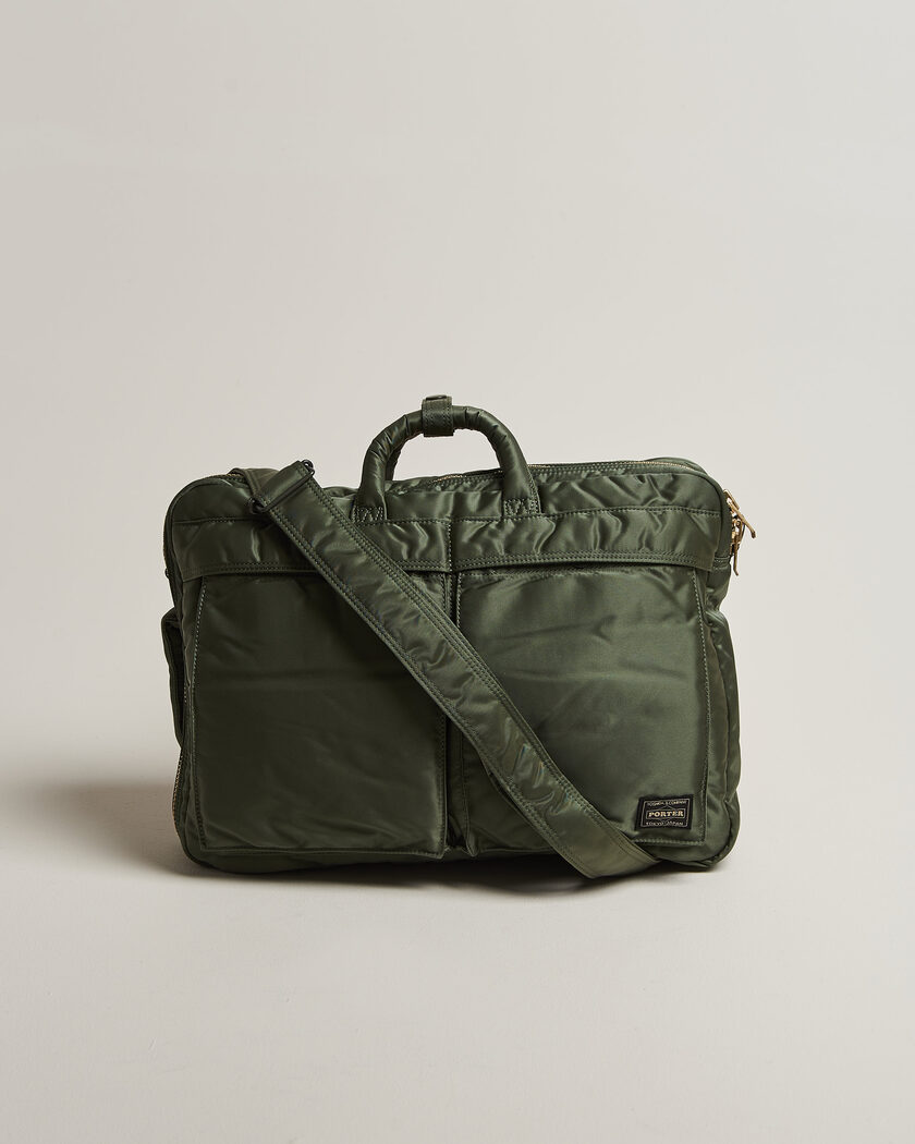 Porter-Yoshida & Co. Tanker 3Way Document Bag Sage Green – Green