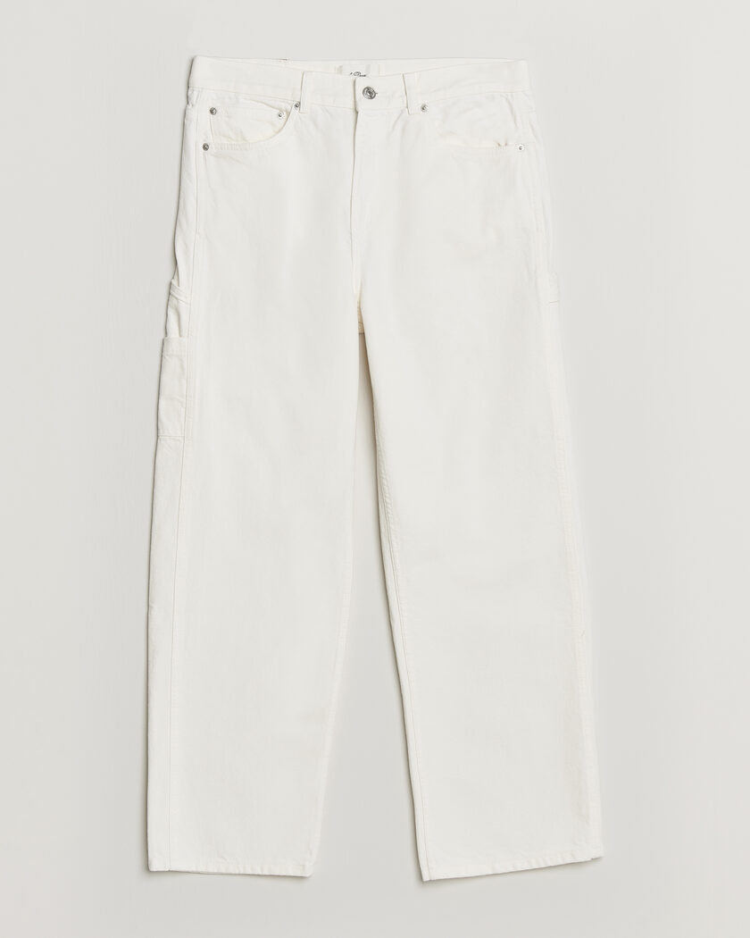 LES DEUX Carpenter Jeans Light Ivory – White