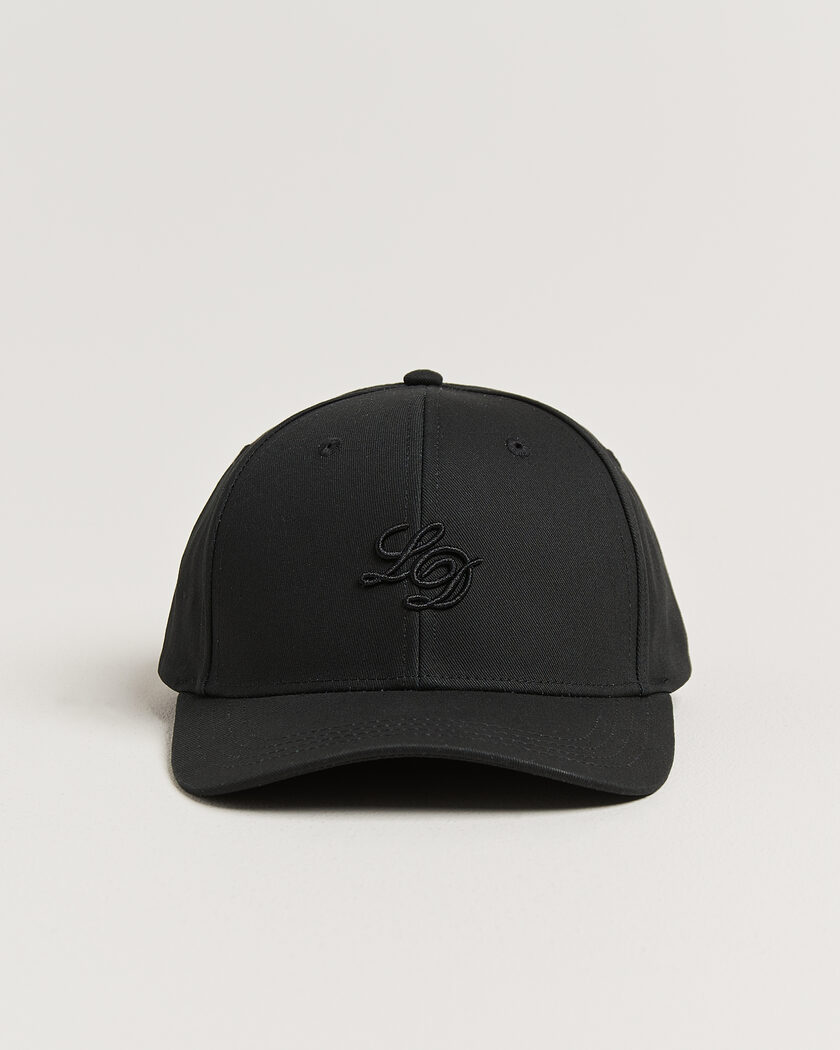 Les Deux Baseball Cap Suede II Black at CareOfCarl.com