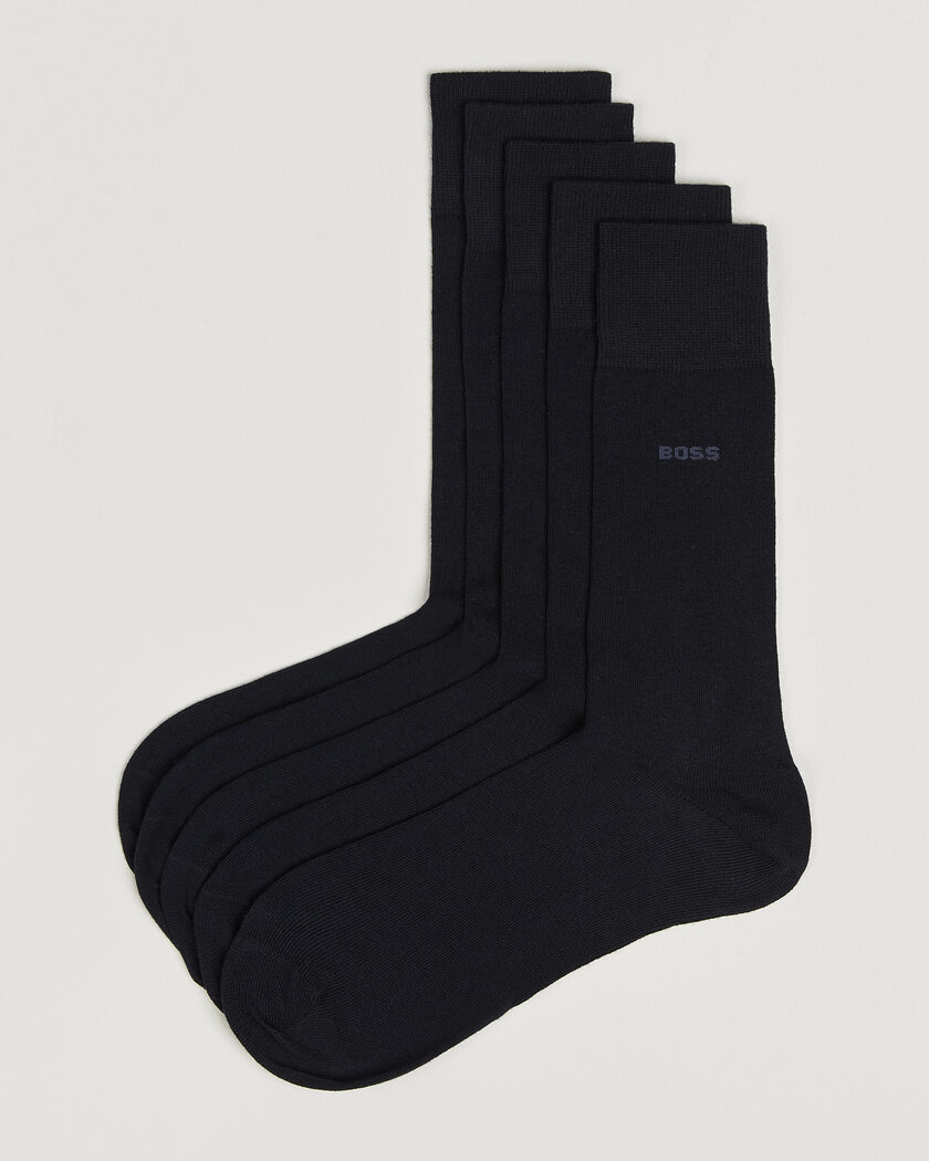 BOSS BLACK 5-Pack RS Uni Socks Dark Blue – Blue