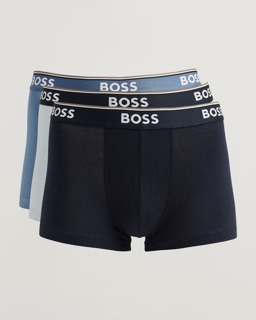 BOSS BLACK 3-Pack Trunk Navy/Blue/Light Blue – Blue