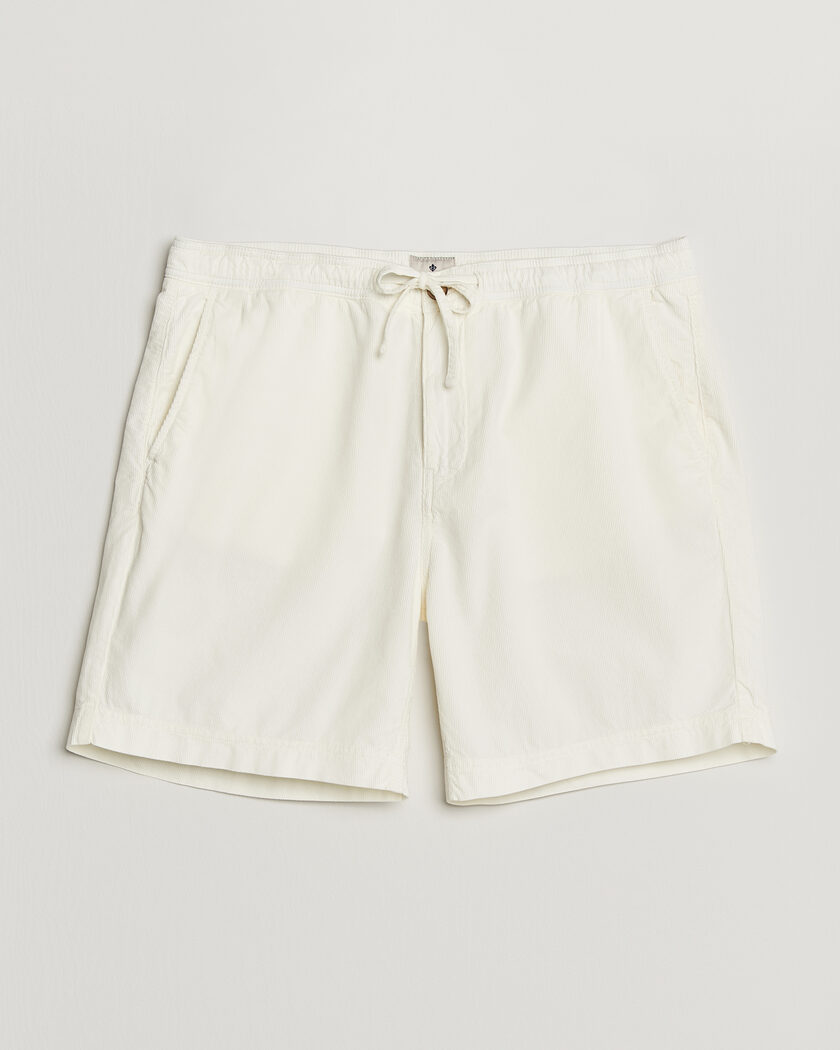 Morris Fenix Summer Cord Shorts Off White – White