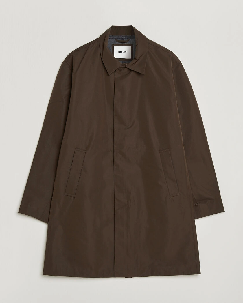 NN07 Steve Technical Coat Demitasse Brown – Brown