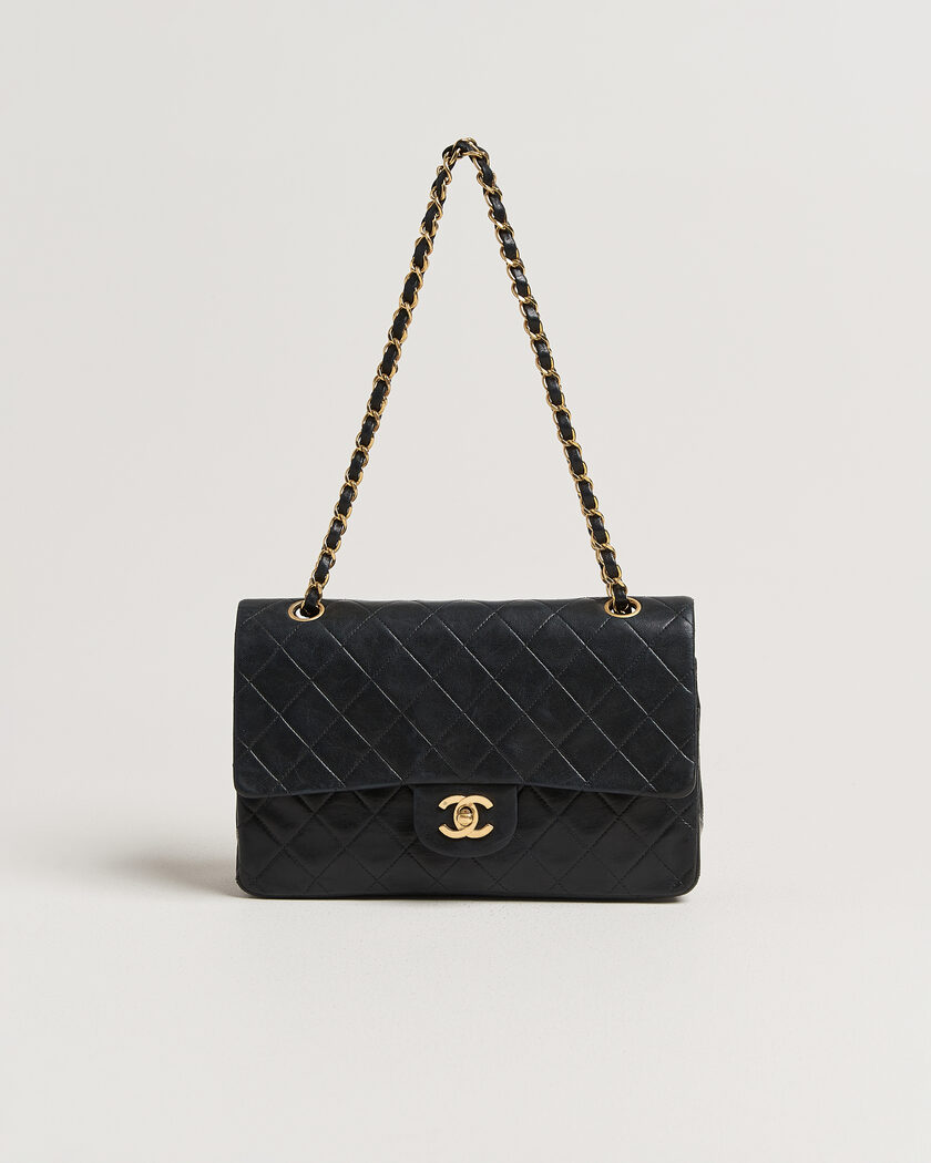 Chanel Pre-Owned Classic Medium Double Flap Bag Black – Black
