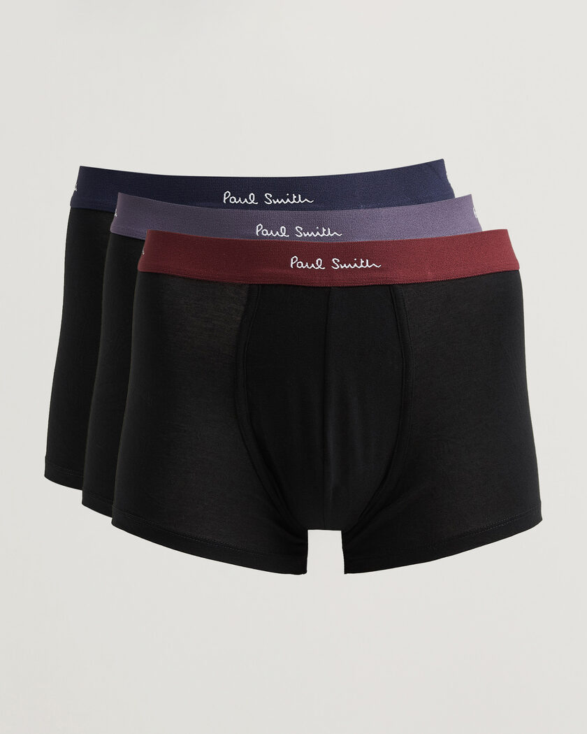 Paul Smith 3-Pack Trunk Black – Black