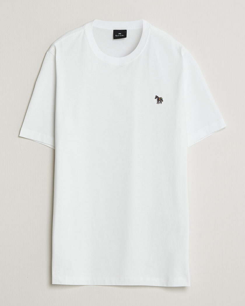PS Paul Smith Organic Cotton Zebra T-Shirt White - Size: S