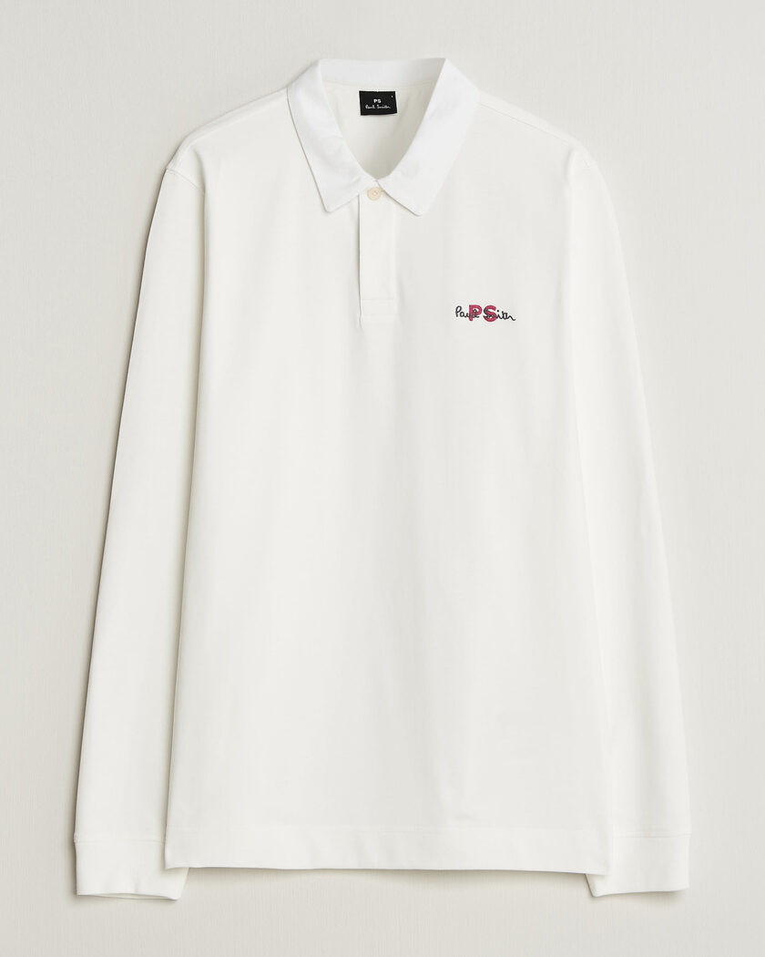 PS Paul Smith Organic Cotton Rugger Off White – White