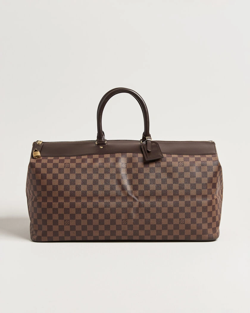 Louis Vuitton Pre-Owned Greenwich GM Travel Bag Damier Ebene – Brown