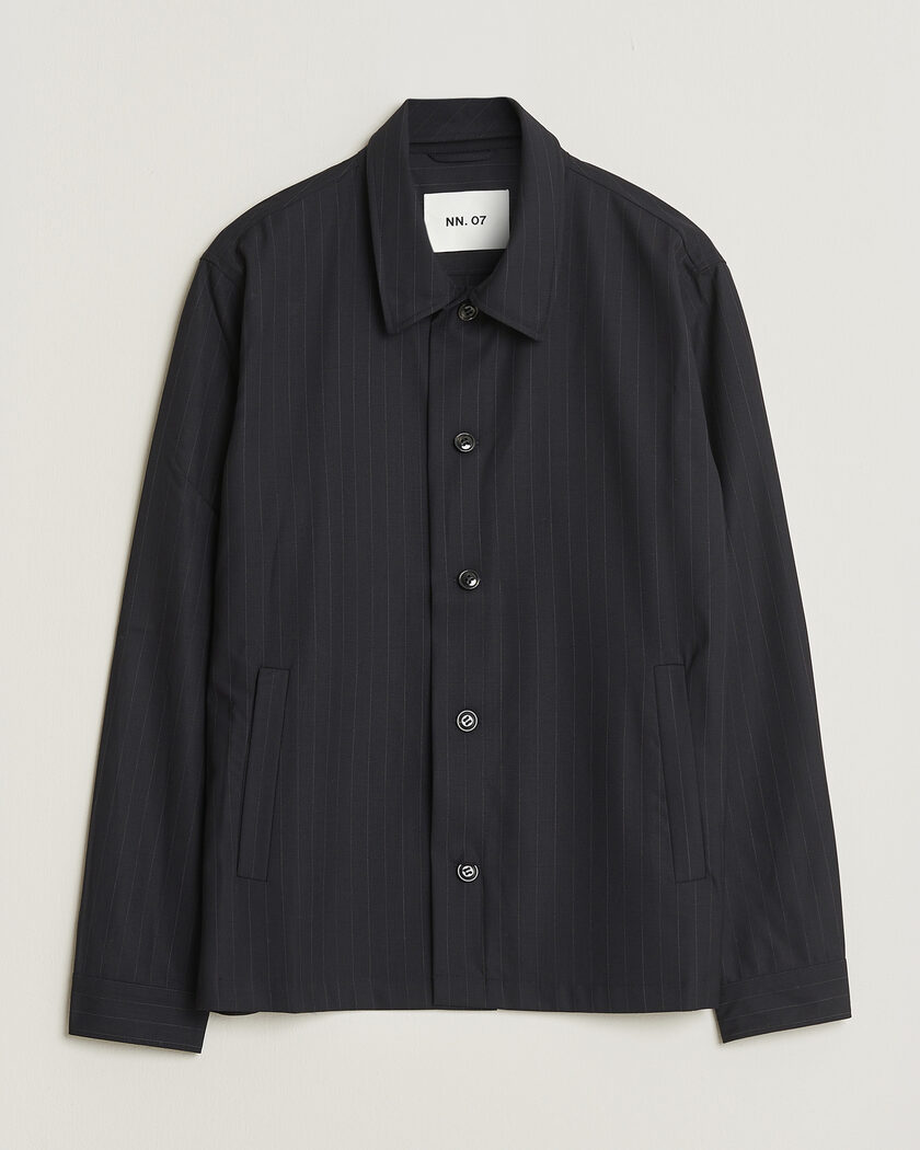 Jil Sander Zip Shirt Blouson Navy at CareOfCarl.com
