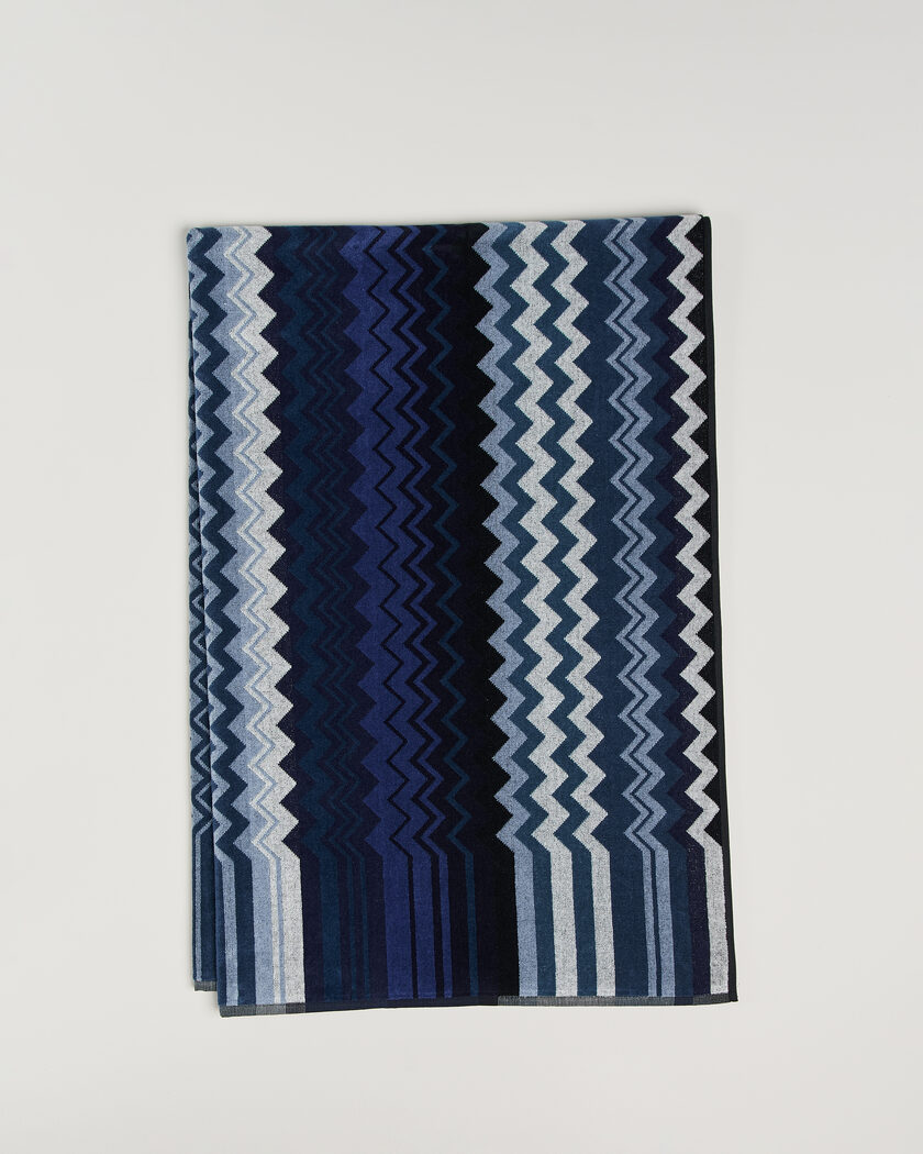Missoni Home Giacomo Bath Sheet 100x150cm Multi Blue – Blue