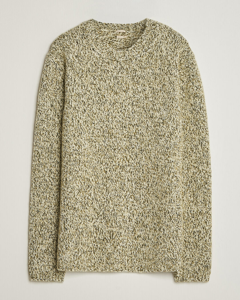 Massimo Alba Chad Mouline Sweater Olive – Green