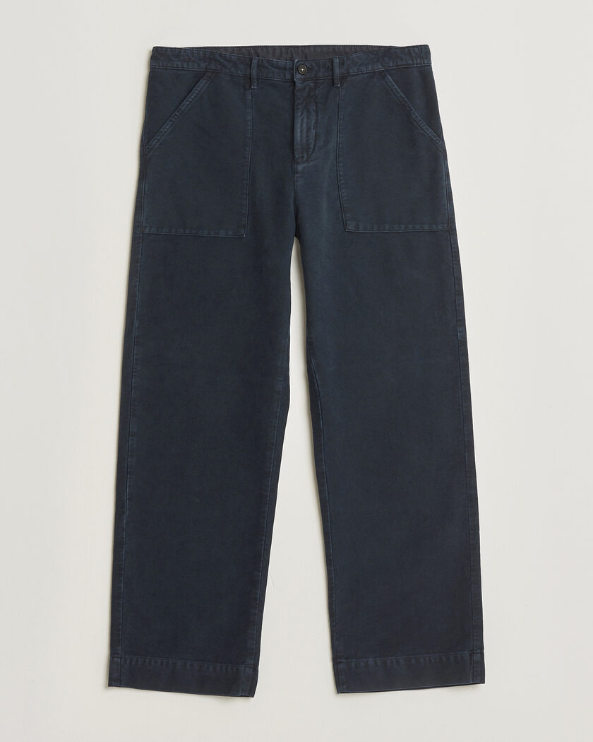 orSlow Slim Fit Original Sateen Fatigue Pants Black at CareOfCarl.com