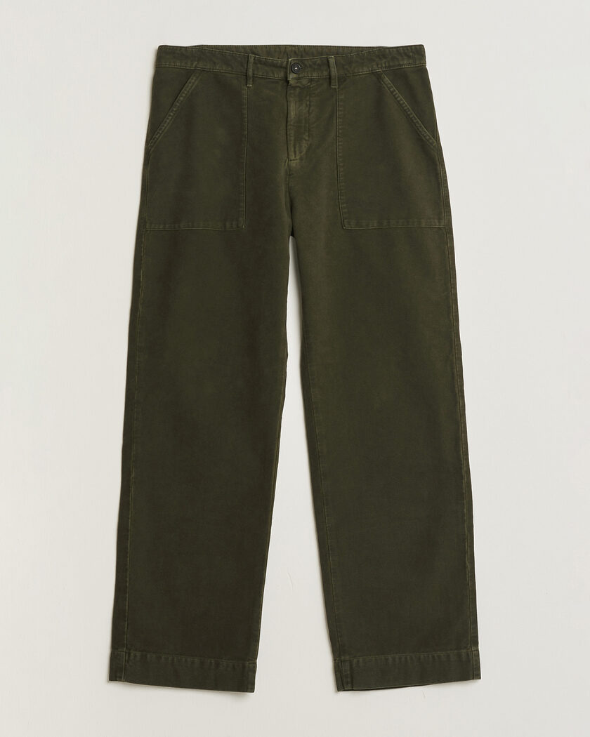Massimo Alba Regata Moleksine Pants Forest Night – Green