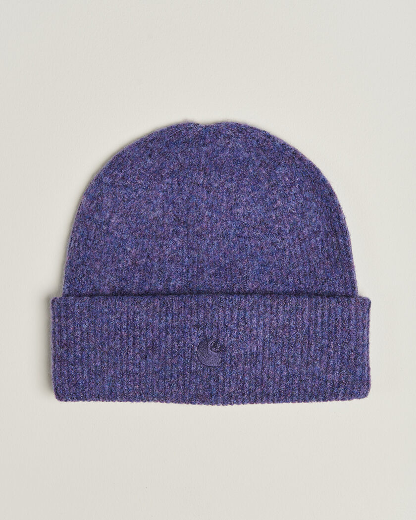 Carhartt WIP Curtis Tonal Logo Beanie Shady Purple – Purple