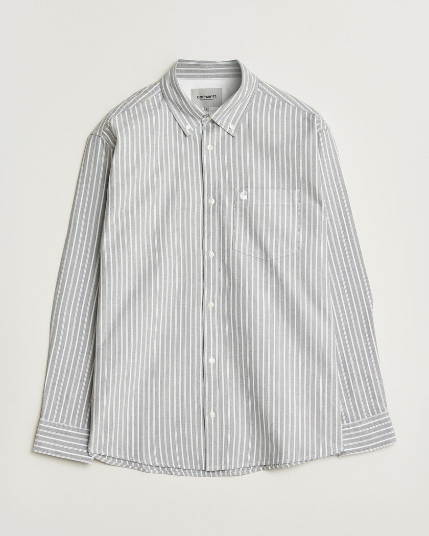 Carhartt WIP Canan Striped Oxford Shirt Black – Black