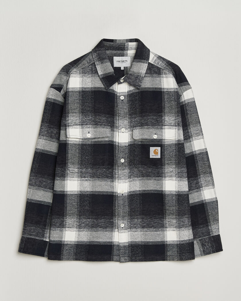 Carhartt WIP Esterson Checked Shirt Dark Navy – Blue