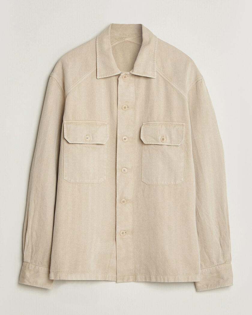  Ralph Lauren Purple Label Long Sleeve Shirt Campagne – Beige