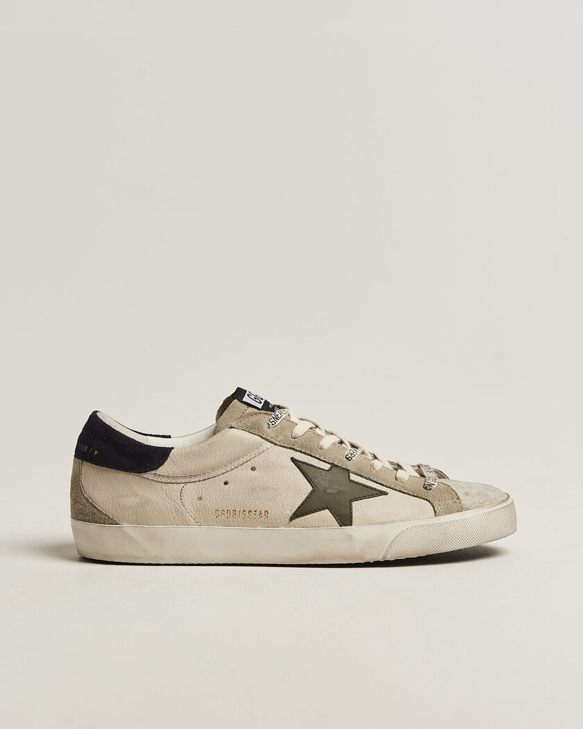 Golden Goose Super-Star Sneakers Cream/Grey – Grey