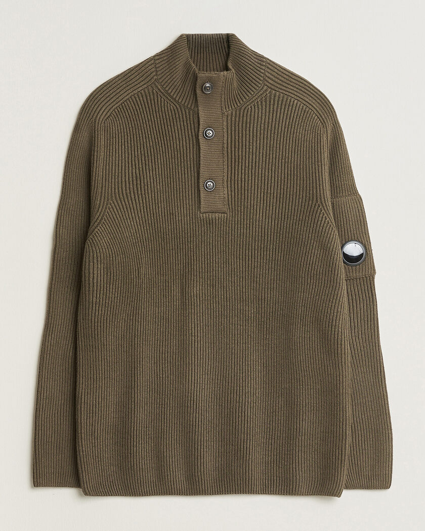 Stone Island Popcorn Stitch Spray Coloured Cotton Crewneck Green