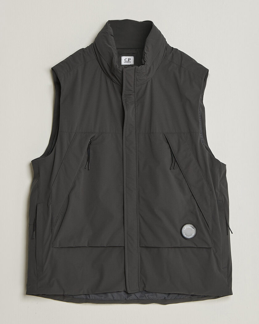 C.P. Company Pro-Tek Lightweight Padded Vest Dark Grey – Grey