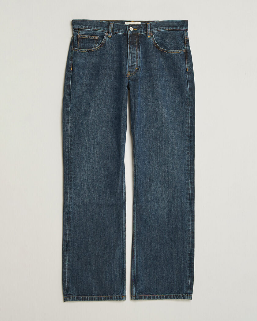 Jeanerica Arrow Straight Jeans Honey Mid Blue – Blue