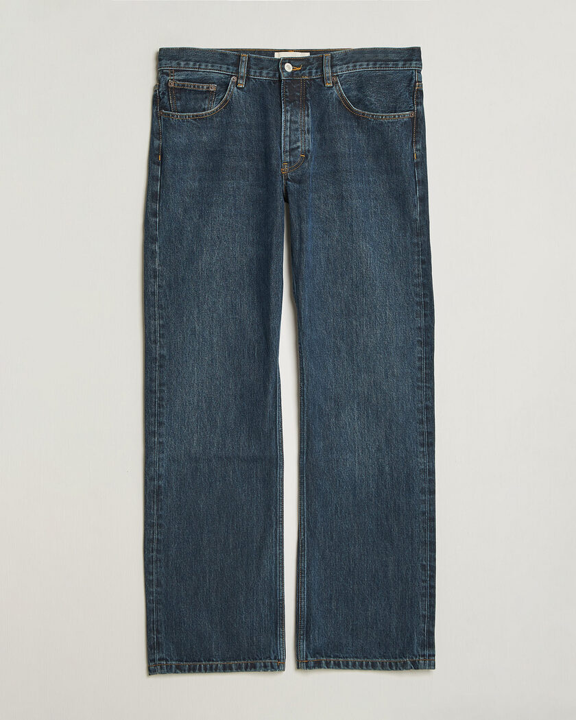 Jeanerica Arrow Straight Jeans Honey Mid Blue – Blue