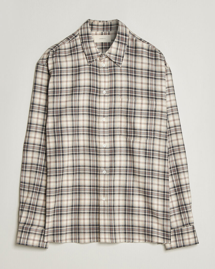 Jeanerica Byron Checked Flannel Shirt Brown – Brown