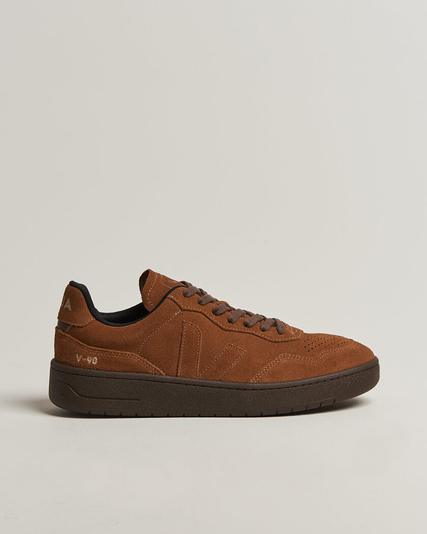 Veja V-90 Suede Sneaker Full Cognac/Eagle – Brown