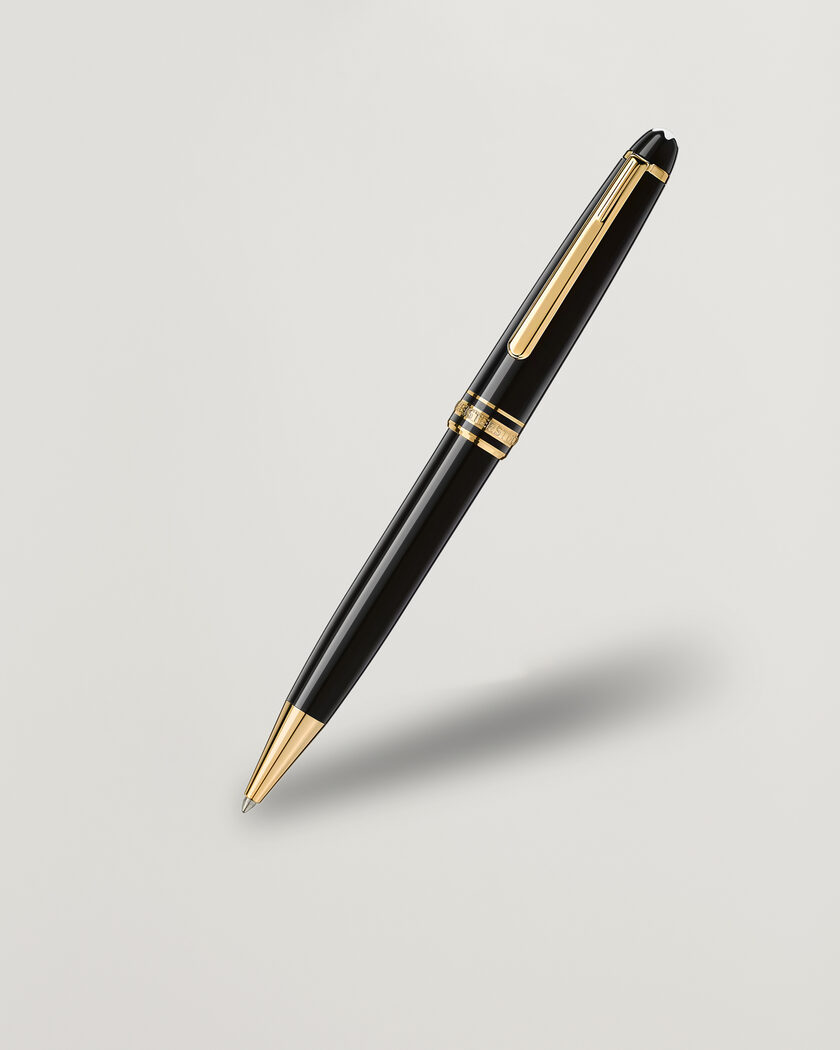 Montblanc Meisterstück Gold-Coated Midsize Ballpoint – Black