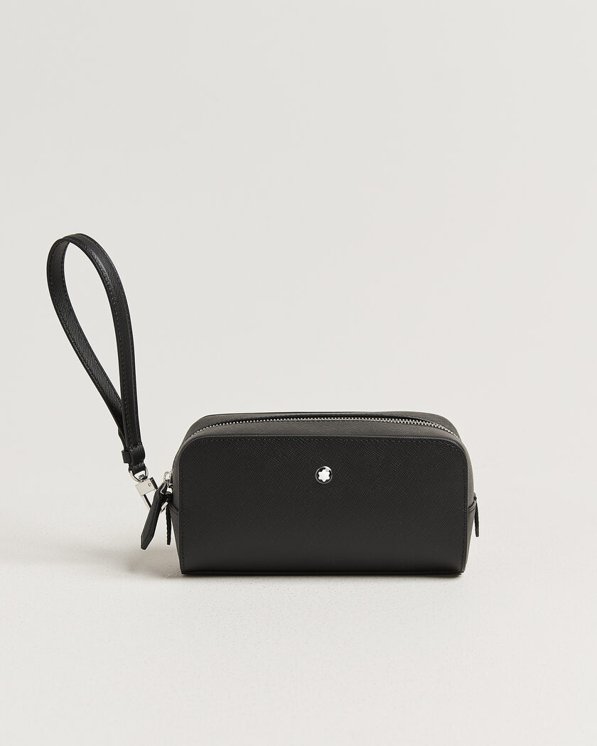 Montblanc Small Toiletry Clutch Sartorial Leather Black – Black