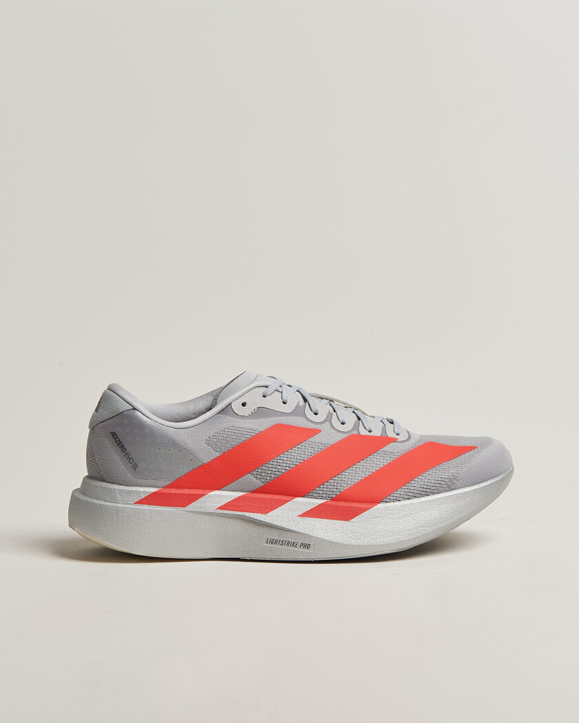 adidas Performance Adizero Evo SL Silver/Red – Grey