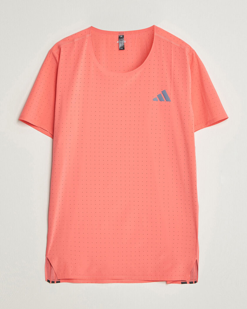 adidas Performance Adizero Running T-Shirt Red – Red