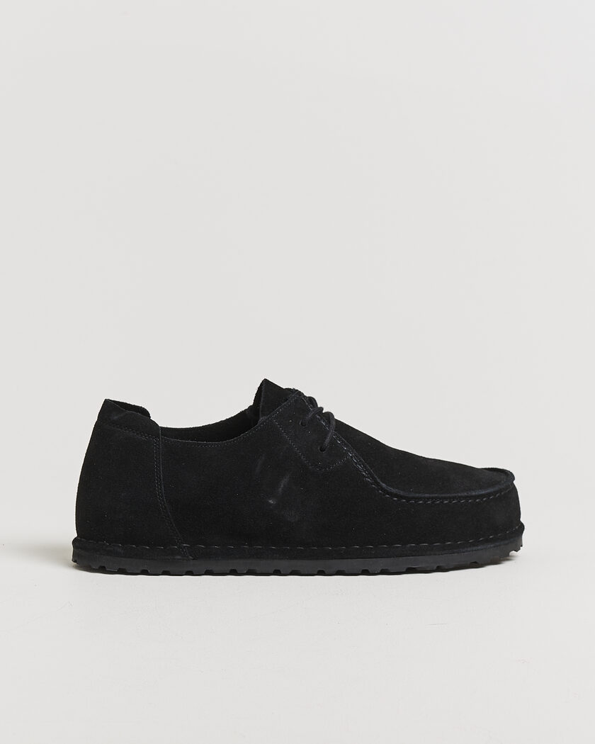 BIRKENSTOCK Utti Lace Loafer Black Suede – Black