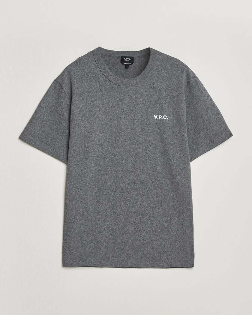 A.P.C. Boxy Fit Petit VPC T-Shirt Heathered Anthracite – Grey