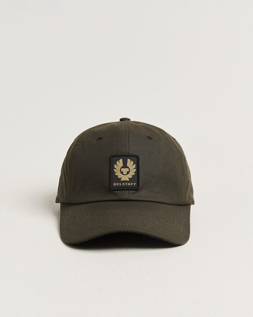 Belstaff Phoenix Wax Logo Cap Faded Olive – Green