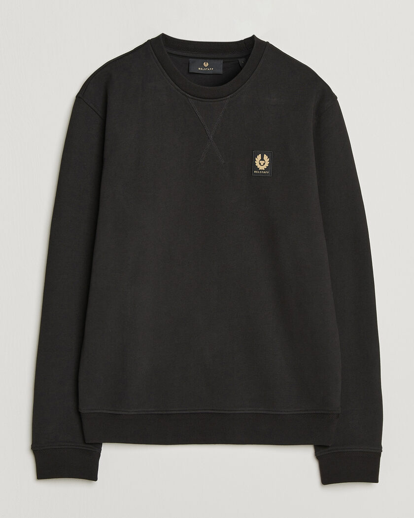 Belstaff Signature Crew Neck Sweatshirt Black – Black