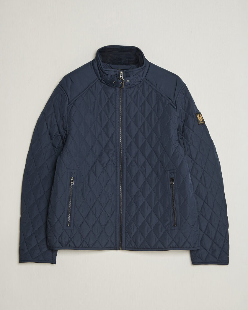 Belstaff Pembroke Quilted Jacket Dark Ink – Blue