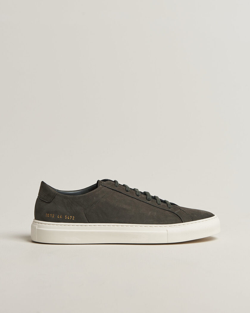 Common Projects Original Achilles Nubuck Sneaker Dark Grey – Grey