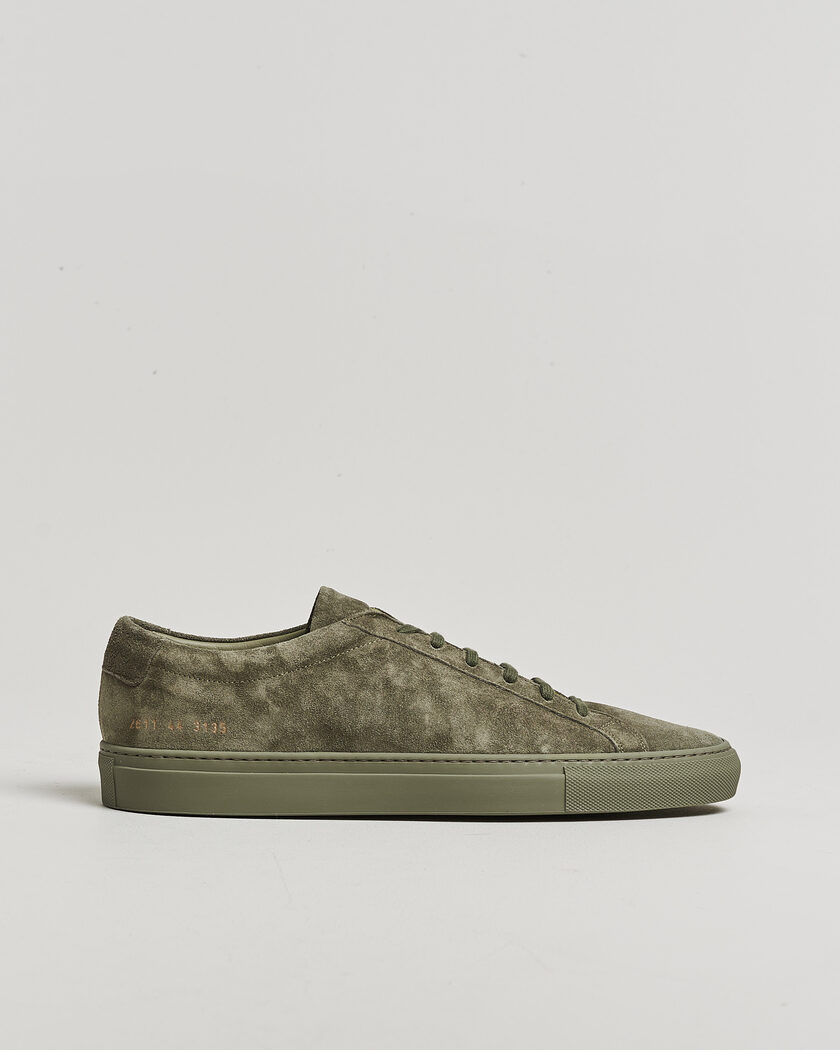 Common Projects Original Achilles Suede Sneaker Moss – Green