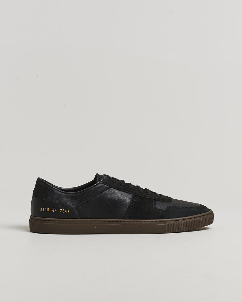 Common Projects Bball Duo Leather Sneaker Black – Black