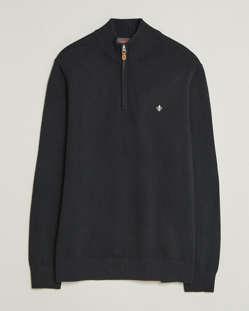 Morris Darmon Half Zip Black – Black