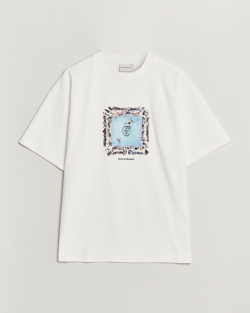 Drôle de Monsieur Boxers Ring T-Shirt Off White – White