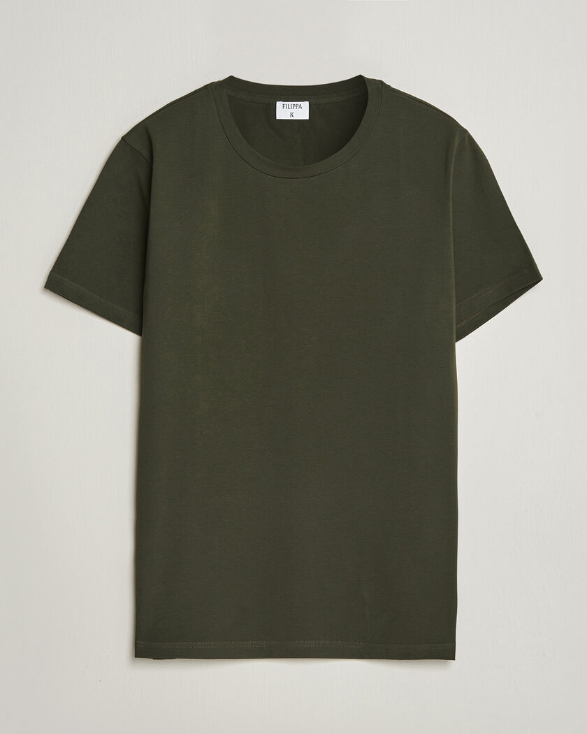 Filippa K Soft Lycra T-Shirt Night Green – Green