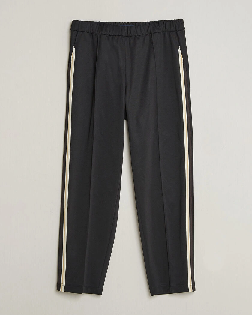 Fred Perry Tipped Taped Track Pants Black – Black