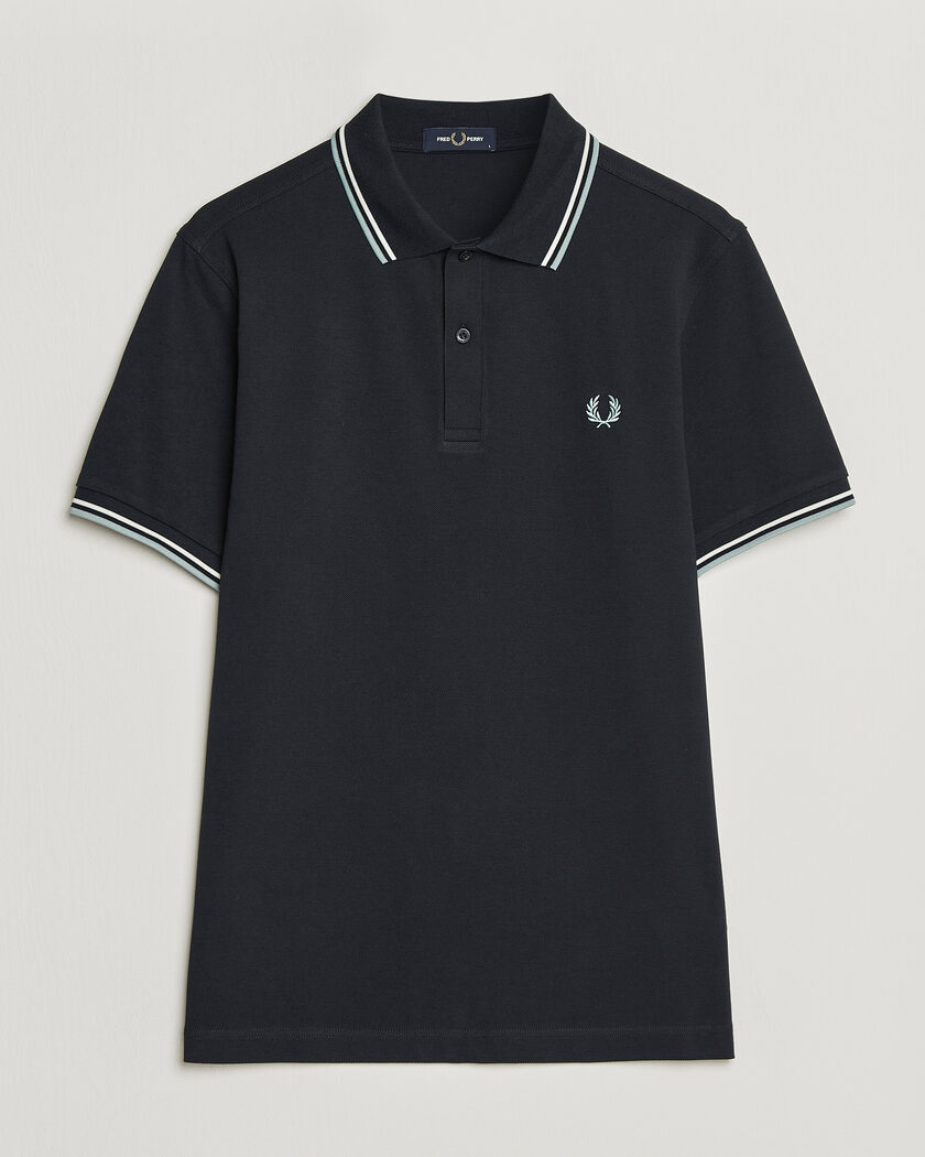 Fred Perry Twin Tipped Polo Shirt Navy – Blue