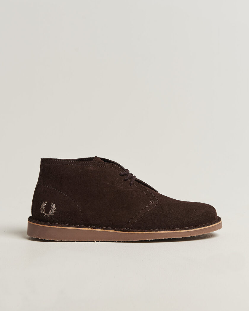 Fred Perry Hawley Suede Chukka Boot Rich Brown – Brown