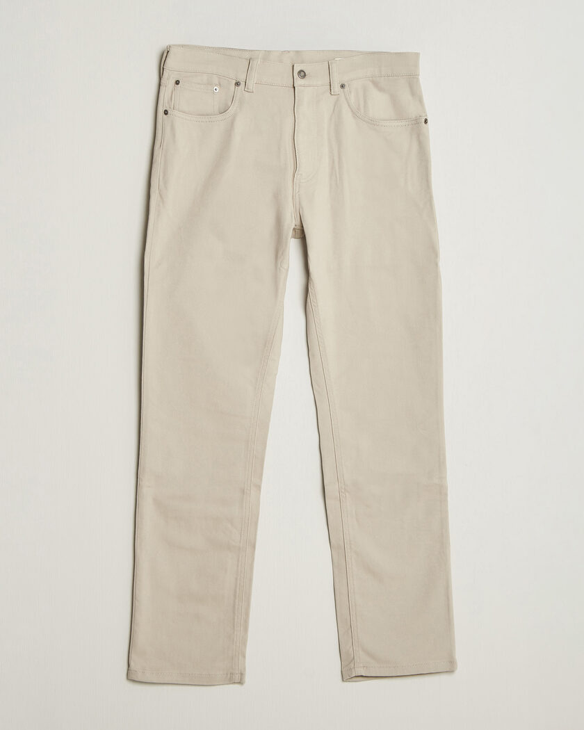 Auralee Washed Canvas Pants Light Brown at CareOfCarl.com